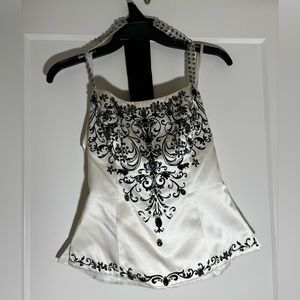 White House Black Market Vintage Corset Top
